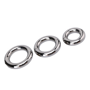 Metall Sexspielzeug Männer <span class=keywords><strong>Penis</strong></span> Ring gewichteten Edelstahl <span class=keywords><strong>Penis</strong></span> Ring - Product Image 1