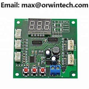 DC 12 24 V 48 V-Way Độc Lập-Wire Kiểm Soát Nhiệt Độ Tốc Độ Quạt Điều Khiển - Product Image 2