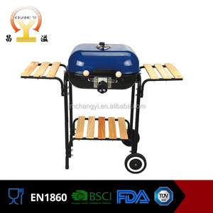 <span class=keywords><strong>18</strong></span> pulgadas y 22 pulgadas resistente asa vertical horno de parrilla de barbacoa <span class=keywords><strong>al</strong></span> aire libre con carro - Product Image 2