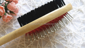 Big Size Dual Sided Manico In Legno Pet Gatto Del Cane di Animale Capelli Barboncino Pelliccia Grooming Pennello Con La <span class=keywords><strong>Spazzola</strong></span> e Pettine In di un - Product Image 4