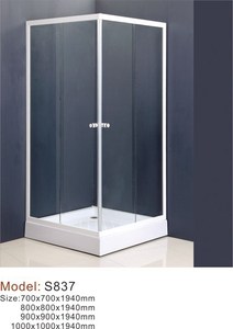 Haute qualité salle <span class=keywords><strong>de</strong></span> bain dessins simples aluminium profil vélin verre <span class=keywords><strong>cabine</strong></span> <span class=keywords><strong>de</strong></span> <span class=keywords><strong>douche</strong></span> - Product Image 4