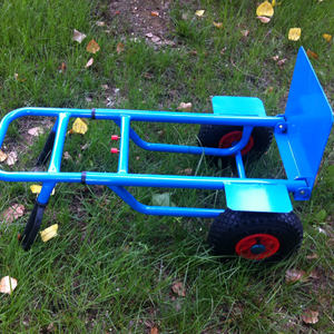 Doble ASA <span class=keywords><strong>hevy</strong></span> deber lloguer de mano de acero carro de la compra para la venta - Product Image 4