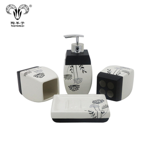 Nuovo design di lusso <span class=keywords><strong>arancione</strong></span> marmo ceramica accessori per il <span class=keywords><strong>bagno</strong></span> <span class=keywords><strong>set</strong></span> <span class=keywords><strong>set</strong></span> da <span class=keywords><strong>bagno</strong></span> per hotel - Product Image 4