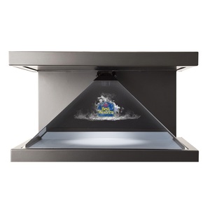Cube pyramidal <span class=keywords><strong>holographique</strong></span> 3D HD pour la publicité en magasin - Product Image 2