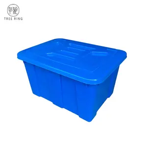 Stack Plastic Water Tank Met Deksels Voor Afdrukken en Verven Industriële Opbergdoos 670*490*390mm