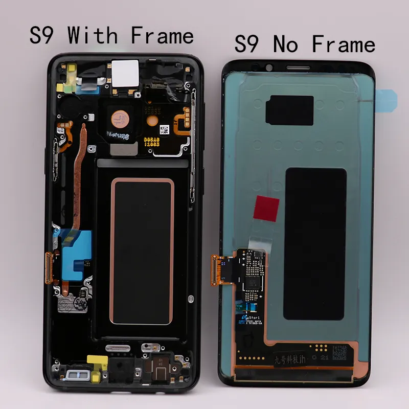 AMOLED para reemplazo para SAMSUNG Galaxy S9 S9 LCD + pantalla táctil digitalizador con marco G960 G965 pantalla