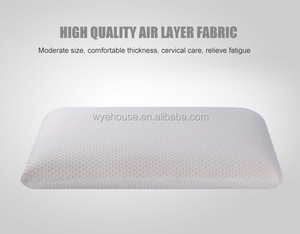 Contorno de espuma de memoria en forma de almohada de bambú y de malla de tela de almohada - Product Image 6
