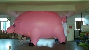 Ballon Soort Gigantische Opblaasbare Helium Ballon Reclame Roze Opblaasbare Vliegende Varken