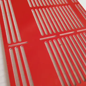 Rode polyester glasvezel mat gpo3 thermische isolatie plaat/plaat