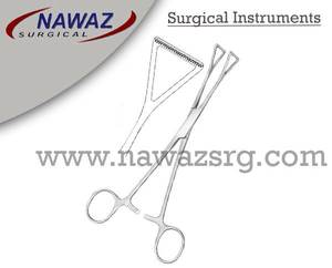 Fórceps de agarre de tejido de acero inoxidable, fórceps Duval de excelente calidad, fórceps Collins Duval Crile de 200mm y 8 ", instrumentos quirúrgicos - Product Image 2