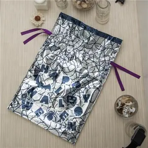 Huadefeng OEM Colorful Halloween Non Woven Drawstring Candy Bag