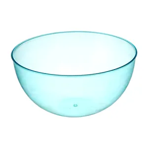 New design party home use food cake fruit vegetable candy cheap PS round plastic colored salad bowl