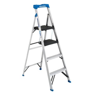 Échelle pliable d'escalier pliants, Portable et pliable, légère marche compacte en aluminium - Product Image 2