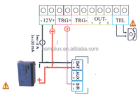 HX-GD30 2G jaringan ganda Hybrid GSM dan PSTN Auto Dialer darurat untuk sistem Alarm yang sudah ada