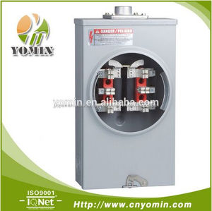 ISO 9001 de Fábrica YM-<span class=keywords><strong>20</strong></span> Monofásico Metro Zócalo de Base Cuadrada, ANSI Enchufe Medidor De Energía de Potencia - Product Image 1