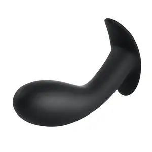 Sex toy pour adultes plug anal en silicone, jouets sexuels anaux en silicone plug anal en silicone noir bon marché plug anal de petite taille