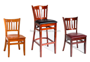 Chaises industrielles modernes en bois, lee, 6 pièces, vente en gros - Product Image 6