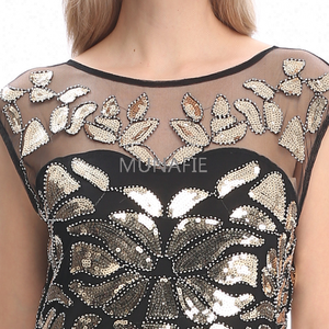 Bestdance — <span class=keywords><strong>robe</strong></span> de soirée en paillettes Vintage 1920, tenue de fête de mariage, élégante - Product Image 5