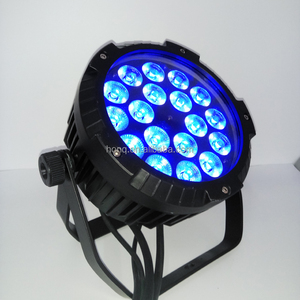 HQLIT - Foco PAR LED para Exteriores, 18 x 18 W, RGBWA UV, 6 en 1, Resistente al Agua IP65, para Parques, Iglesias, Teatros, Equipos de Iluminación de Escenarios - Product Image 3