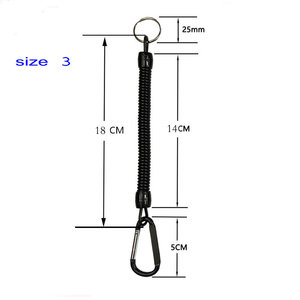 Einziehbares Gerüst Coil <span class=keywords><strong>Tool</strong></span> <span class=keywords><strong>Lanyard</strong></span>, verschiedene Farben Safety Spring Steel Fishing <span class=keywords><strong>Lanyard</strong></span> - Product Image 6