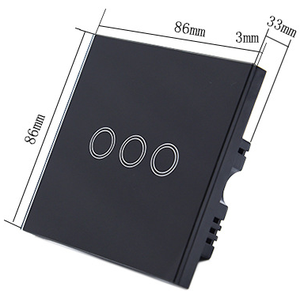 Quảng Châu Hiện Đại Tiện Nghi Công Tắc Điện Tử Các Loại Liên Tục Tactiles EU Anh Cảm Ứng Tường Ánh Sáng Chuyển Đổi - Product Image 2