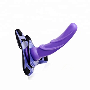 Sangle Sur Gode Culottes Silicone Pénis Avec Ventouse Strapon Harnais Dick Sex toys - Product Image 1