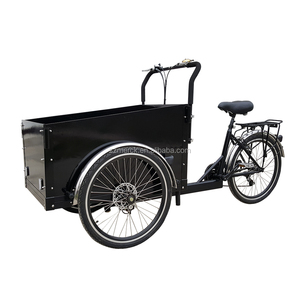 OEM di Disegno Grande di Caricamento Anteriore Famiglia Cargo Bike con Porta e Serratura Elettrica - Product Image 2