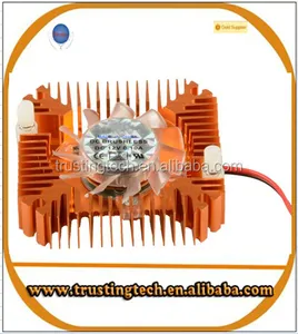 55mm 2pin aluminium snowhite cooling fan heatsink cooler cocok untuk pc komputer CPU VGA video card VC899 P18 0.3