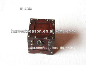 vintage pequeño cofre <span class=keywords><strong>del</strong></span> <span class=keywords><strong>tesoro</strong></span> de la caja - Product Image 1