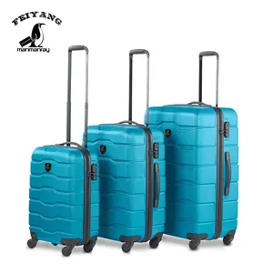 Precio competitivo 20 "24" 28 "ABS Bolsas de viaje Equipaje de carcasa dura Juego de maletas de 3 piezas