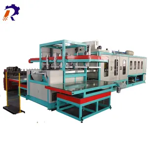 Used condition polythene sheet food box machine pizza box making machine