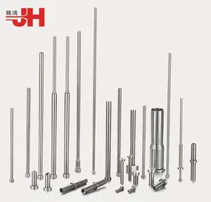 DME ขั้นตอนตรงแบน Ejector Pin ไนไตรด์ SKD61/SKH51 DIN แม่พิมพ์ฉีด Ejector Pin ปลอก