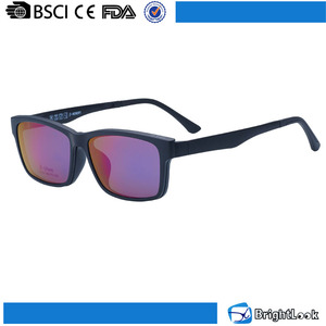 Vidrios ópticos de moda Retro impresión de la insignia con <span class=keywords><strong>clip</strong></span> <span class=keywords><strong>on</strong></span> <span class=keywords><strong>lentes</strong></span> - Product Image 2