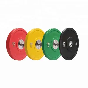 Bumper weight plate wholesale rubber barbells plate barbell bar plate