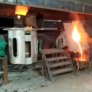 High Temperature Steel iron Induction Melting Furnace for Stainless Steel smelting oven 500kg 1ton 2ton Capacity