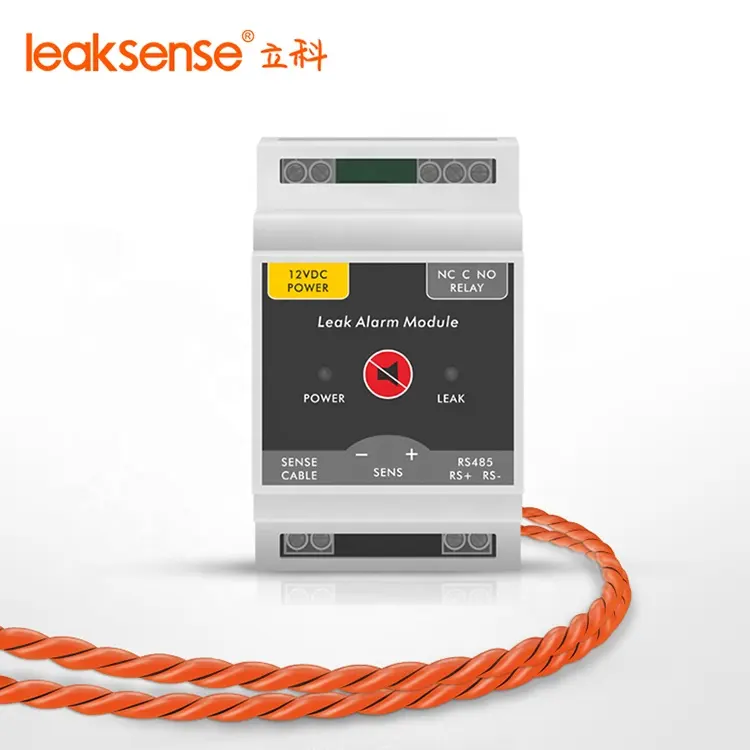 Wasser leck alarm modul mit wasser sensing kabel RS485 & Schalter signal ausgang für wasser erkennung system