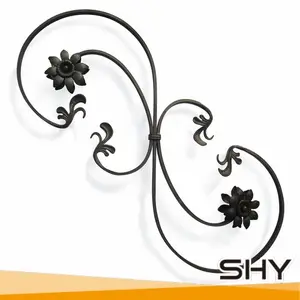 Gate Cast Iron Wrought Iron Ornamental Accessories Design