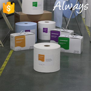 Không Dệt Đục Cuộn Của Trắng Cần Gạt Nước Bột Gỗ/Công Nghiệp PP Làm Sạch Khăn - Product Image 5