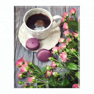 Estilo Europeo pared arte decorativo una taza de <span class=keywords><strong>café</strong></span> pintura al óleo - Product Image 1