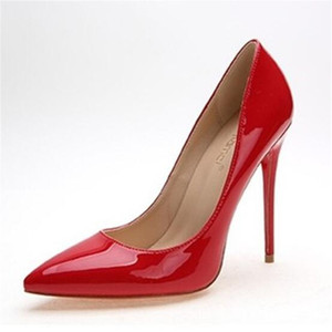 red 3 inch heels