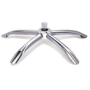 Bifma standaard executive stoel metalen chrome swivel cantilever iron chrome vaste stoel base