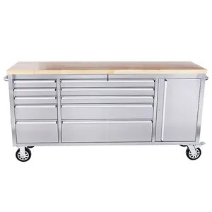 72" Heavy Duty 10 Drawer Work Bench