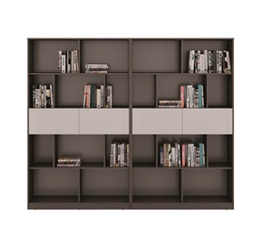 Moderno ed elegante in legno <span class=keywords><strong>libreria</strong></span> mensola a muro con porta e di stoccaggio - Product Image 3