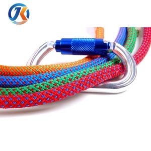 Örgülü 6mm/8mm/10mm/10.5mm/11mm/12mm/14mm/16mm/18mm <span class=keywords><strong>Polyester</strong></span> tırmanma halatlar 1/4in/5/16in boyut seçenekleri dayanıklı <span class=keywords><strong>PET</strong></span> malzeme - Product Image 3