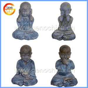 Figura de Buda <span class=keywords><strong>Monje</strong></span> Sentado de Resina, <span class=keywords><strong>Monje</strong></span> Pequeño al por Mayor - Product Image 2