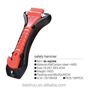 Martillo de la seguridad del coche, herramienta de escape de emergencia con cortador de cinturón y ventana, ahorro de la vida - Product Image 5