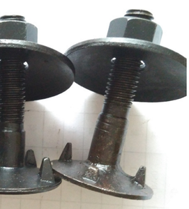 Vis à bande DIN 15237 ou boulons de godet d'élévateur pour acier au carbone galvanisé M6 - Product Image 1