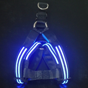 Coleira de cachorro personalizada brilha no escuro piscando led - Product Image 2