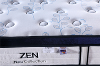 Vakuum komprimierte Hybrid-Feder kern schaum King Size Bonnell Feder kern matratze in einer Box