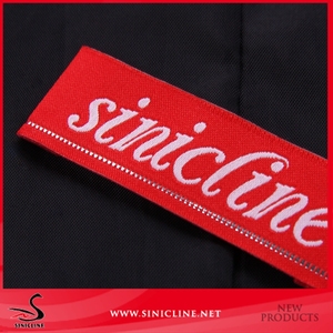 Alta calidad personalizado <span class=keywords><strong>trapillo</strong></span> label/etiquetas de tejido/tejido label para la ropa - Product Image 5